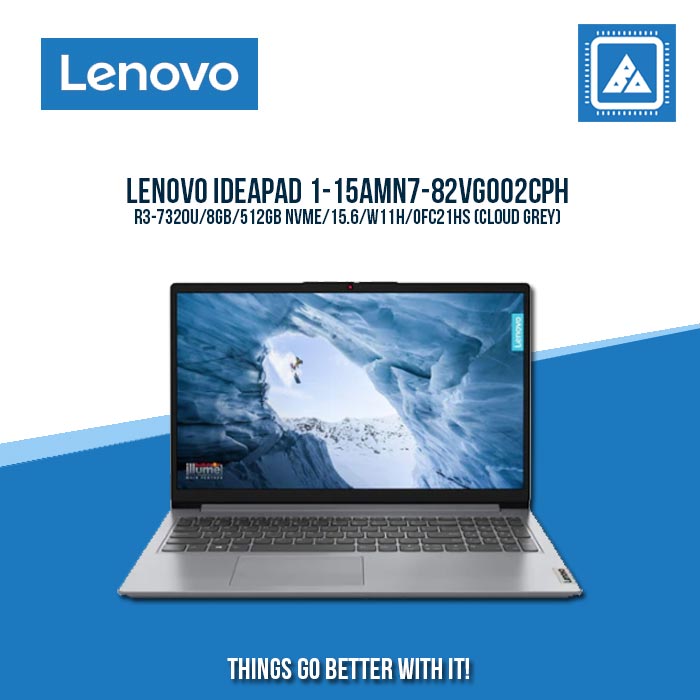 LENOVO IDEAPAD 1-15AMN7-82VG002CPH R3-7320U/8GB/512GB NVME | BEST FOR STUDENTS LAPTOP LENOVO IDEAPAD 1-15AMN7-82VG002CPH R3-7320U/8GB/512GB NVME | BEST FOR STUDENTS LAPTOP